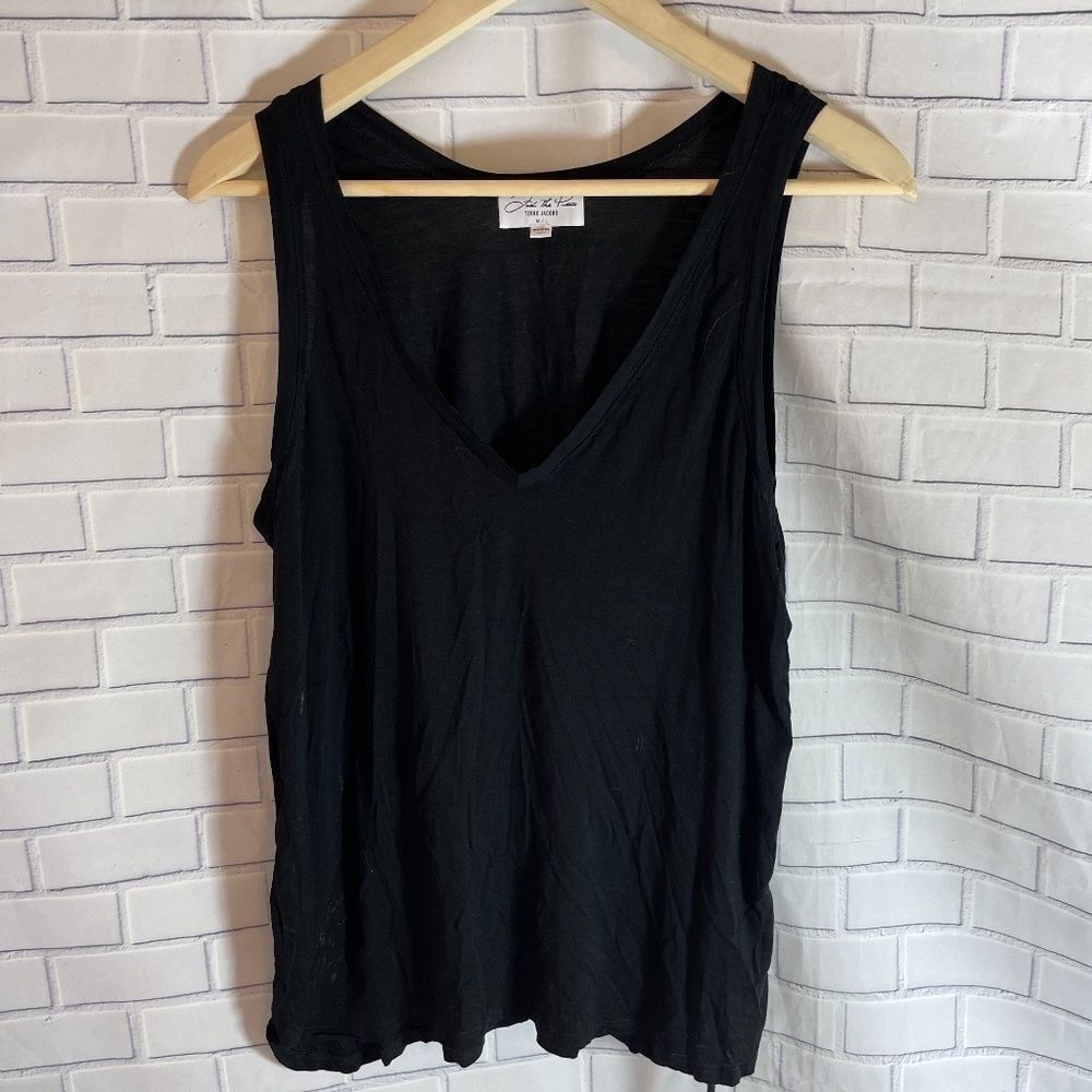 Feel The Piece Terre Jacobs Black Jersey Tank Top‎